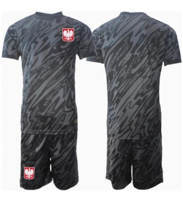 Poland Goalkeeper Replica Away Stadium Kit for Kids Euro 2024 Short Sleeve (+ pants)
